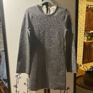 Good American Silver Mini Dress